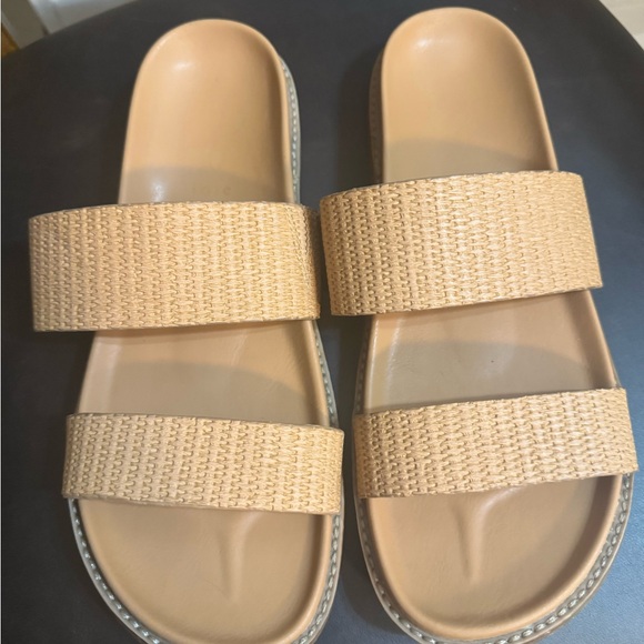 Jolie Tan Sandals Double-Strap Comfort - Picture 3 of 7